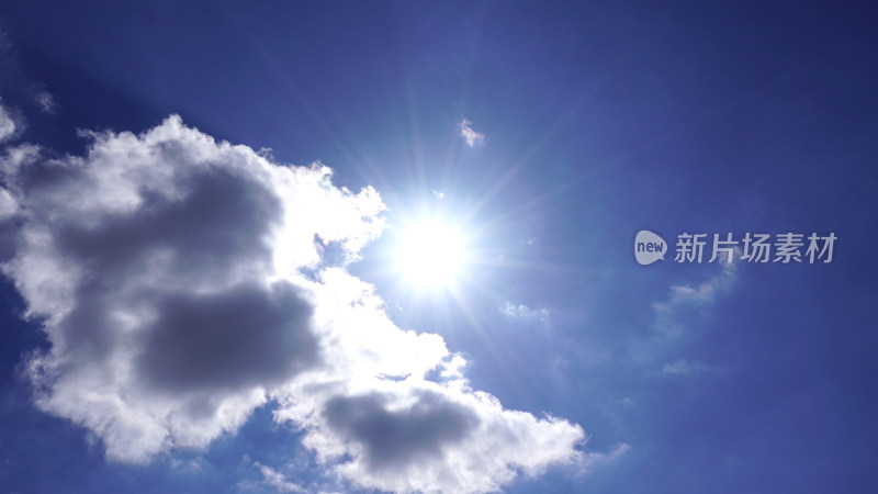 天空太阳照片阳光云朵太阳光芒云层阳光照射