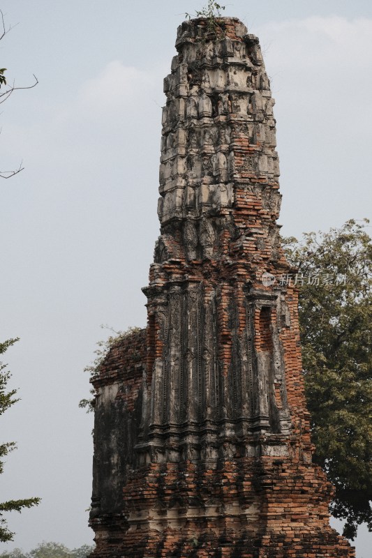 泰国大城府佛教寺庙遗迹