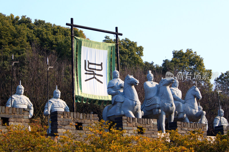 古建筑三国城装饰