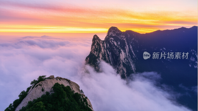 陕西华山美景