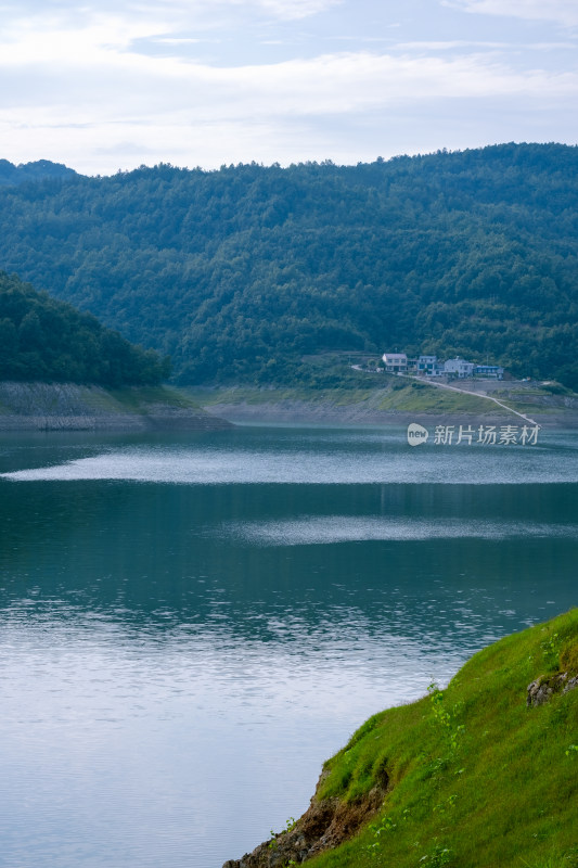 安康瀛湖汉江山水田园风光