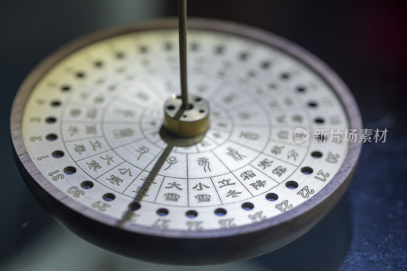 二十四节气时间刻度罗盘之冬至