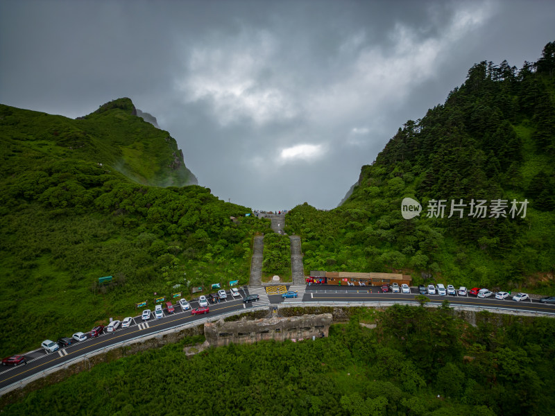 祖国大好河山湖北神农架 A景区航拍摄影图