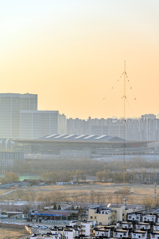 中国北京朝阳区城市建筑群