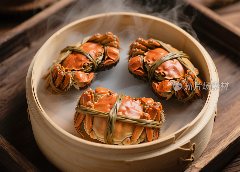 大闸蟹螃蟹海鲜美食摄影