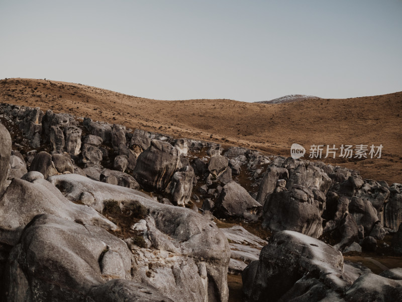 新西兰南岛Castle Hill 巨石阵