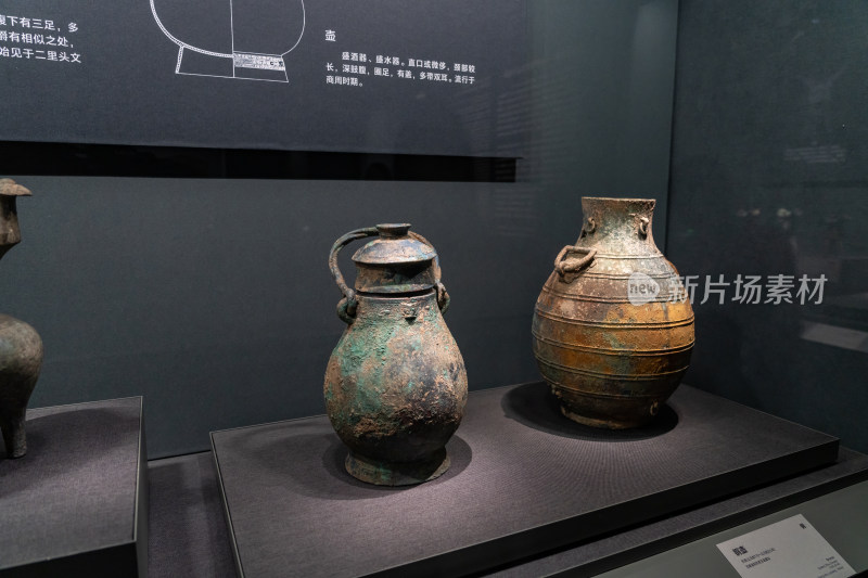 北京国家考古博物馆青铜器展品