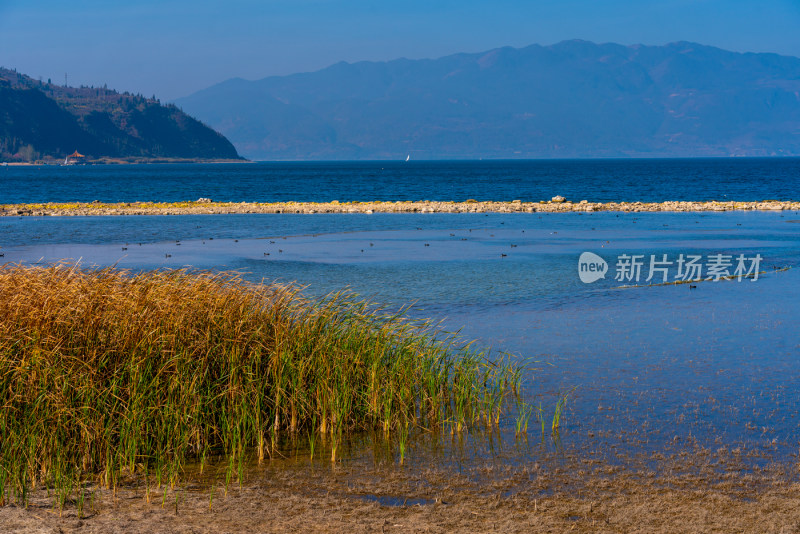 云南抚仙湖旅游美景漂亮