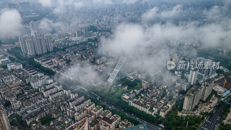 福州城市云雾