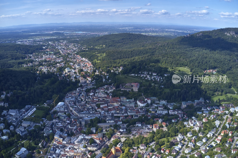 欧洲德国巴登巴登街景