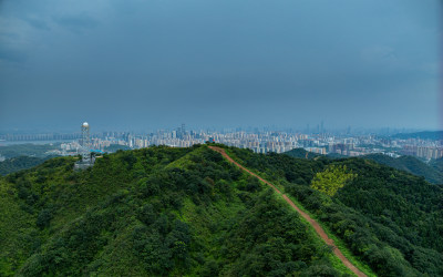 长沙谷山森林公园全景