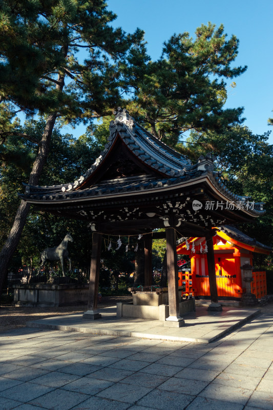 寺庙 日式 庭院