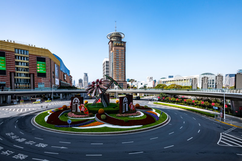 上海浦东陆家嘴街景