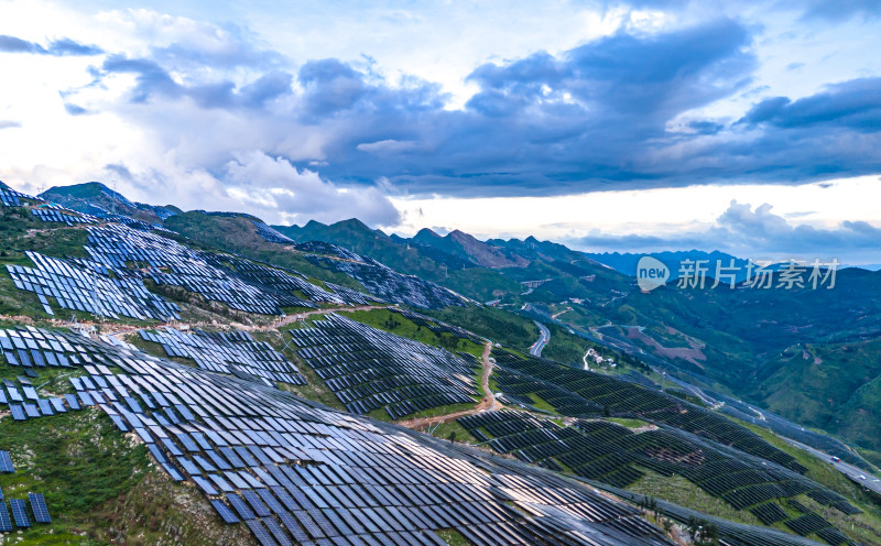 太阳能山地光伏喀斯特地貌