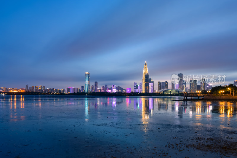 深圳湾后海夜景