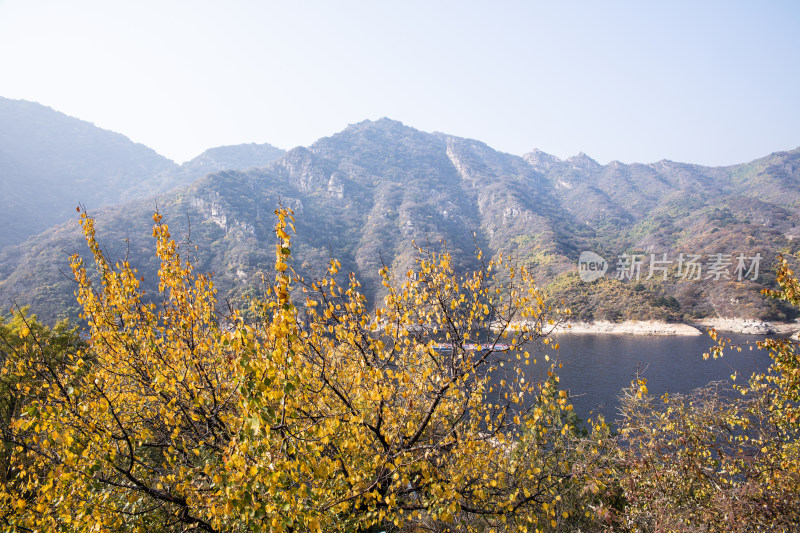 北京青龙峡景区秋季风光