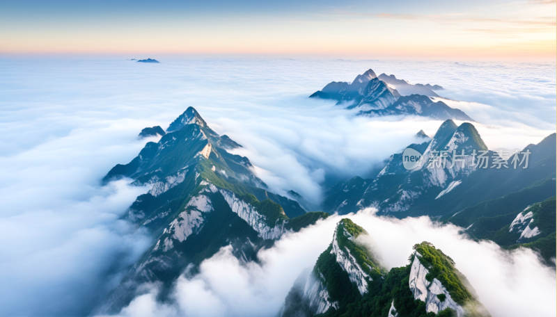 华山云海美景