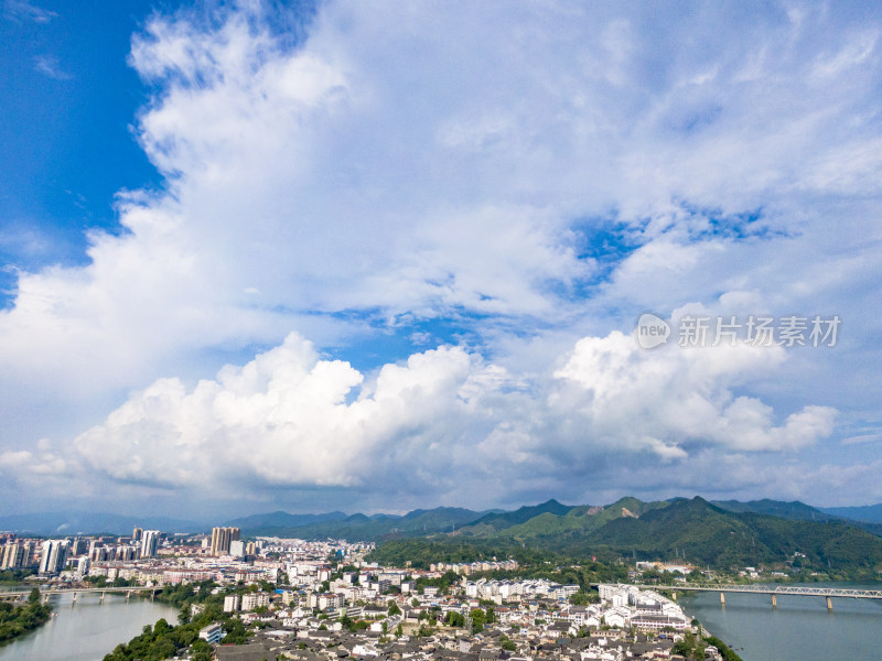 湖南黔阳古城4A景区航拍