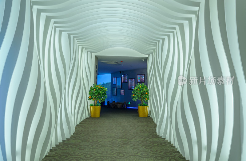 地产销售展厅走廊通道室内空间创意设计