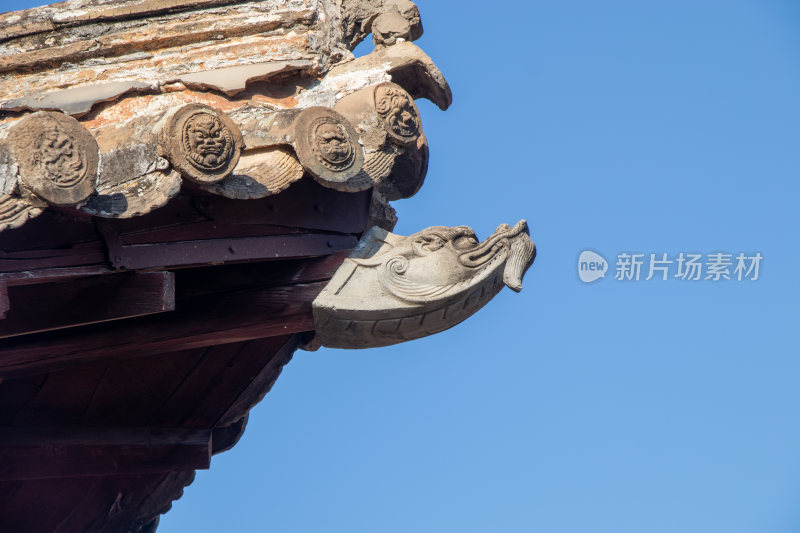 山西长治原起寺屋顶装饰