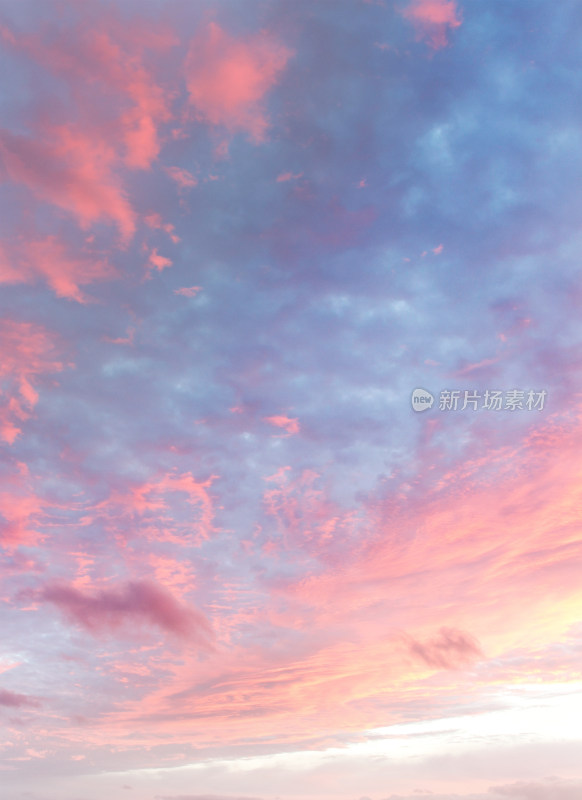 日落夕阳西下晚霞余晖火烧云自然景观