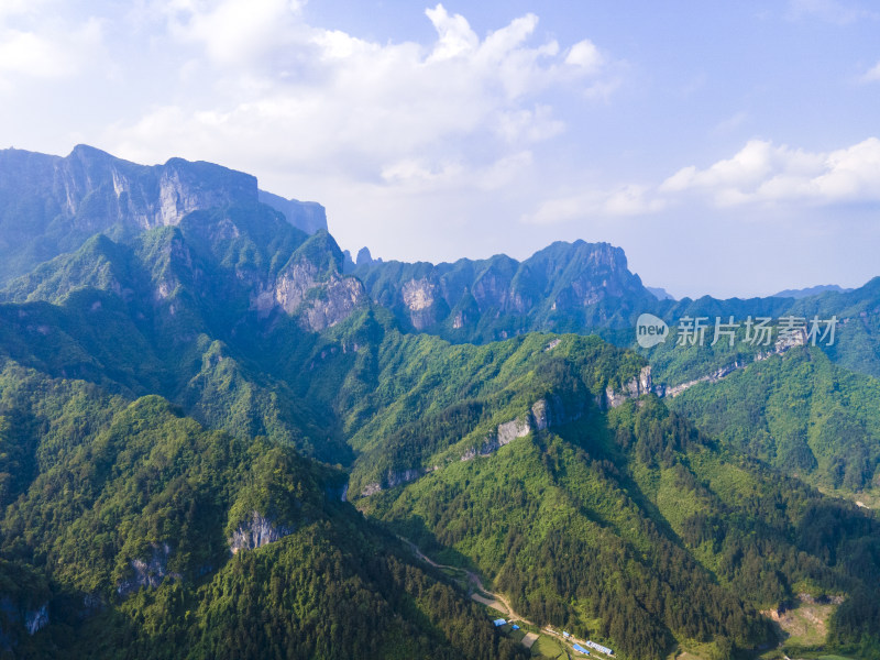 湖南张家界天门山5A景区航拍摄影图