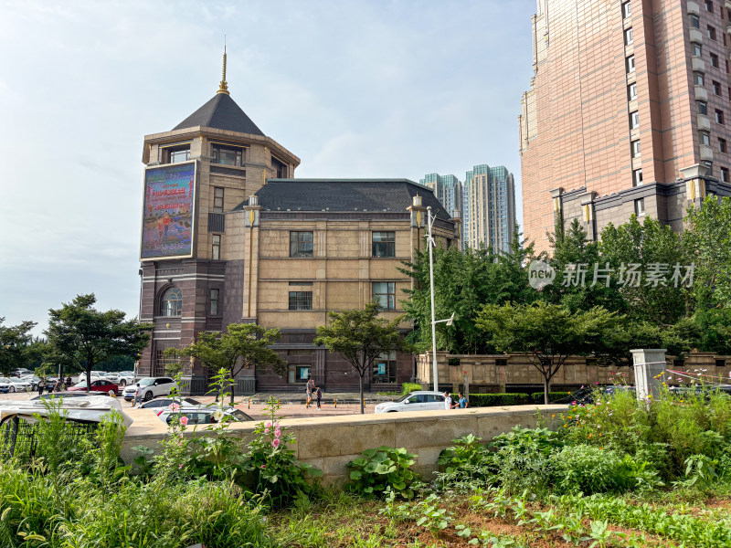 辽宁大连中山区中山广场城市建筑风光