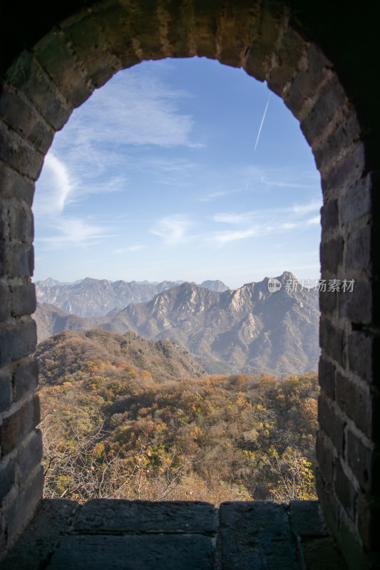 北京慕田峪长城秋景