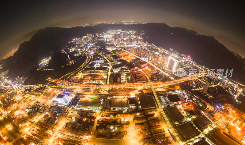 深圳盐田港夜景