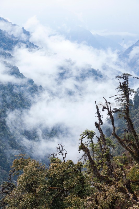 中国西南部山区风光