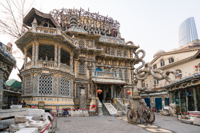 天津城市风光地标建筑