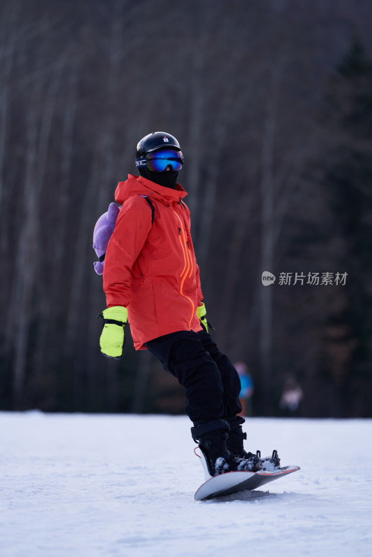 冬季户外滑雪