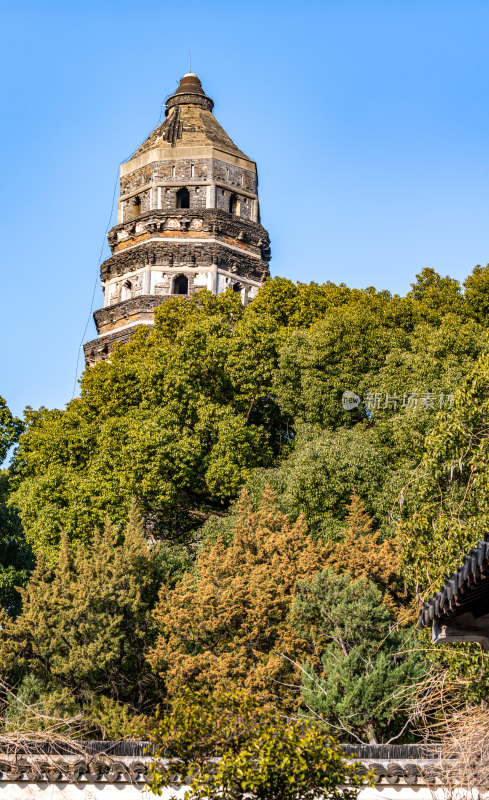 七里山塘到虎丘.苏州虎丘风景区