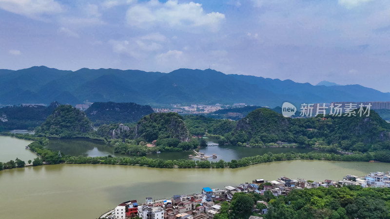 肇庆七星山5A景区航拍图