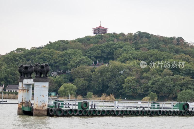 冬季，无锡鼋头渚太湖风光