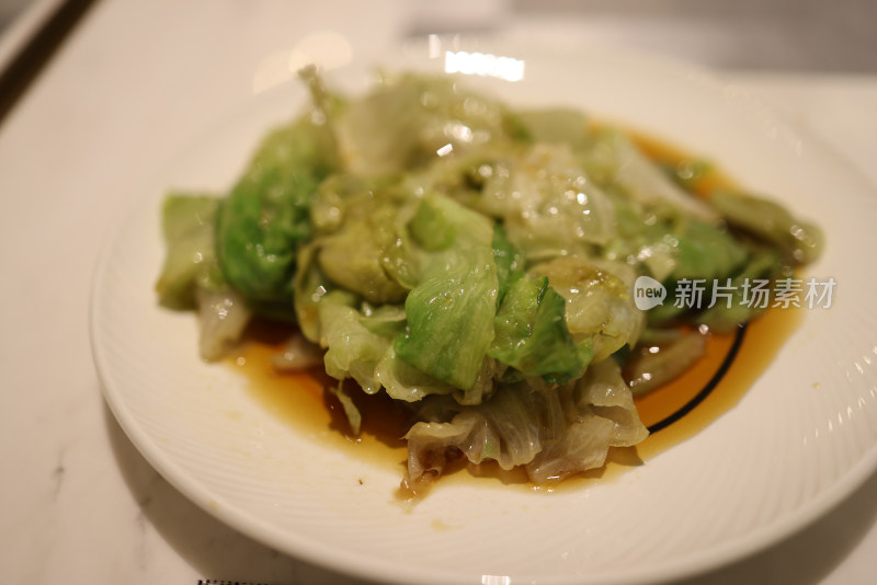 中国菜：油泼生菜