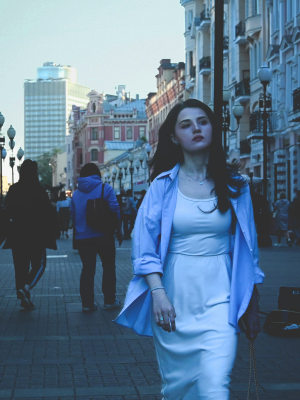 莫斯科街拍莫斯科地铁阿尔巴特大街美术馆