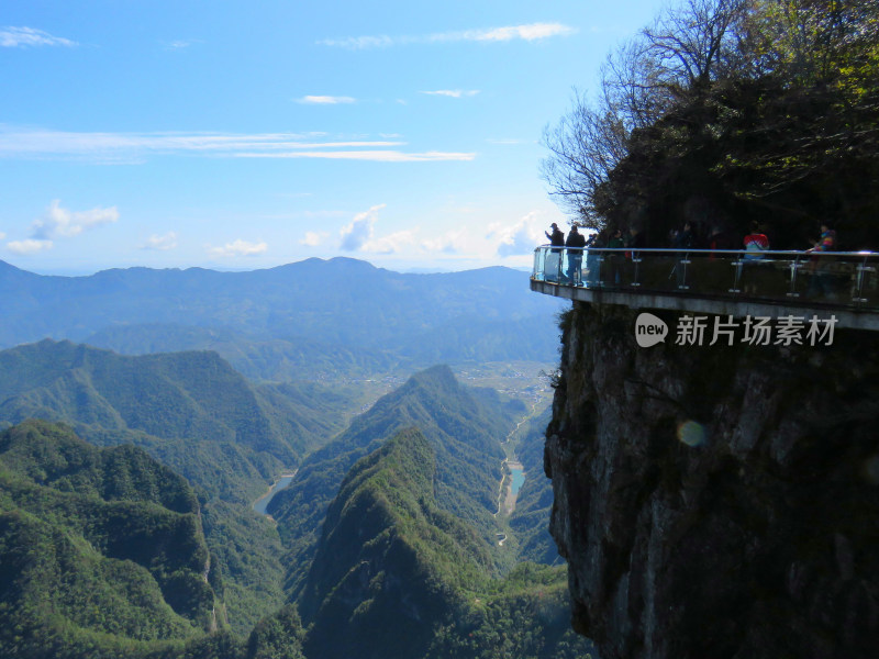 张家界天门山旅游风光