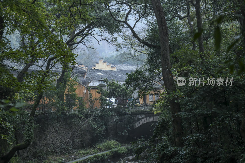 天台山千年古刹国清寺风景