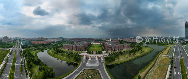 浙江省嘉兴市海宁浙江大学国际校区全景