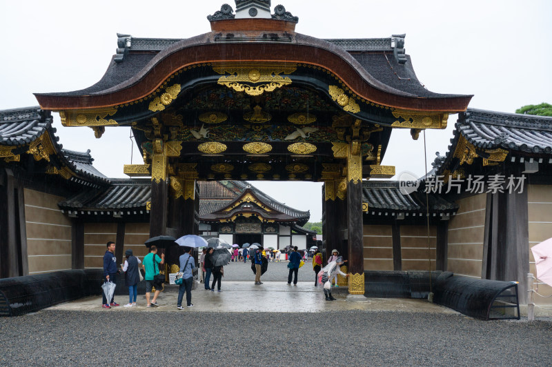 日本京都幕府建筑遗迹二条城大门