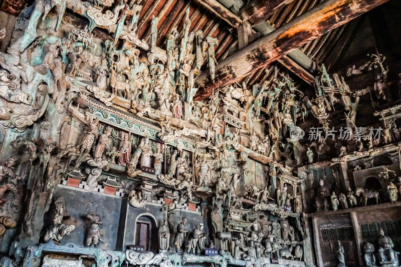 山西晋中市平遥县双林寺彩塑艺术