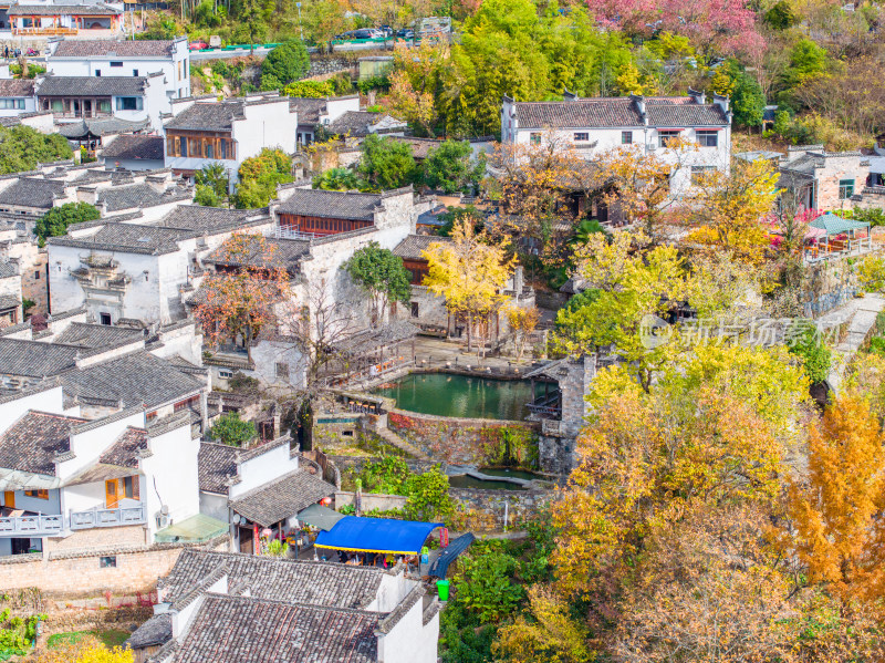 皖南秋色塔川国家森林公园