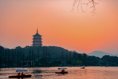 杭州西湖夜景