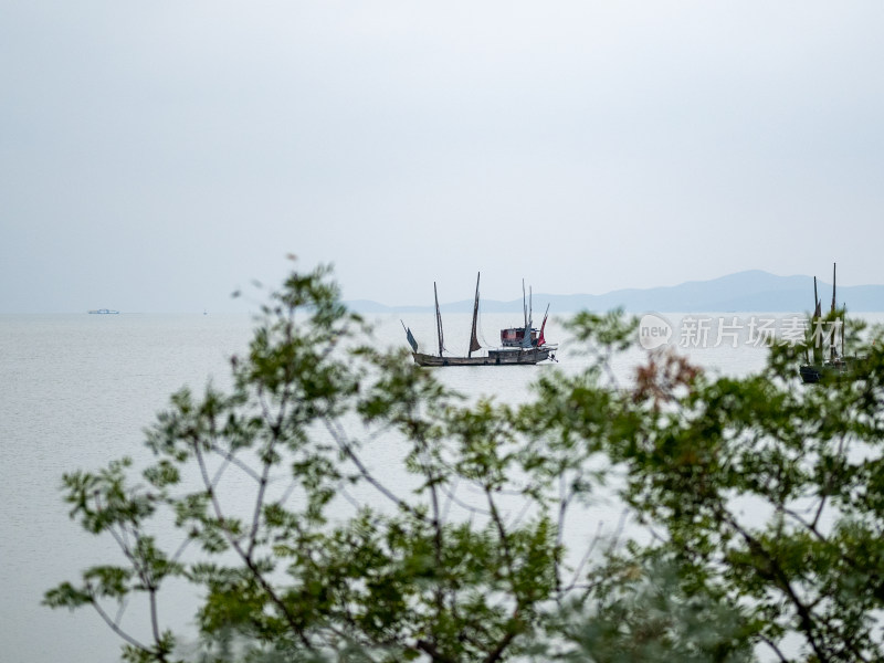 冬季，无锡鼋头渚太湖风光