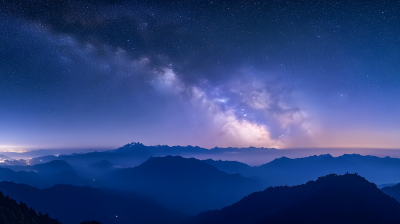 银河夜景星空