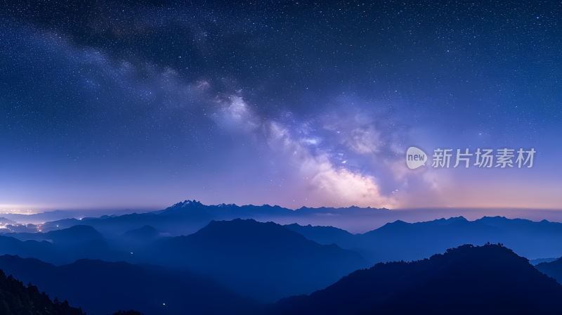 银河夜景星空