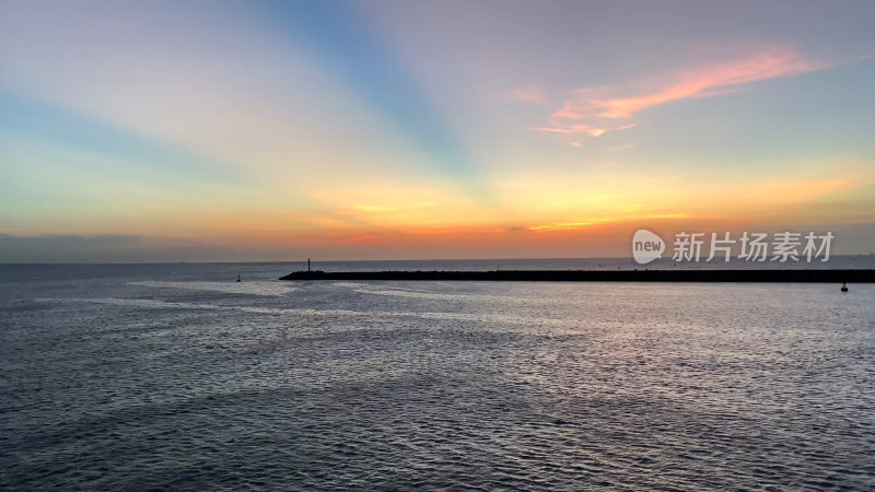 海南海上日落