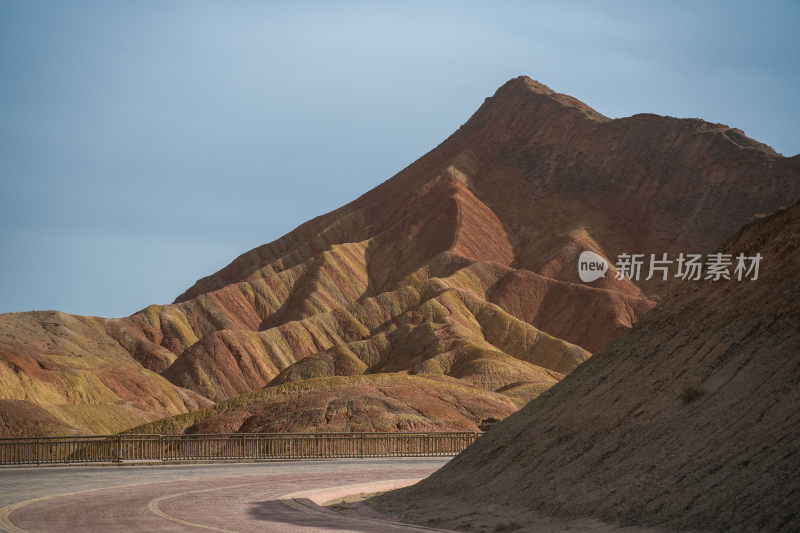 甘肃张掖七彩丹霞风景