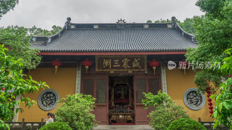 杭州飞来峰景区上天竺法喜禅寺古建筑